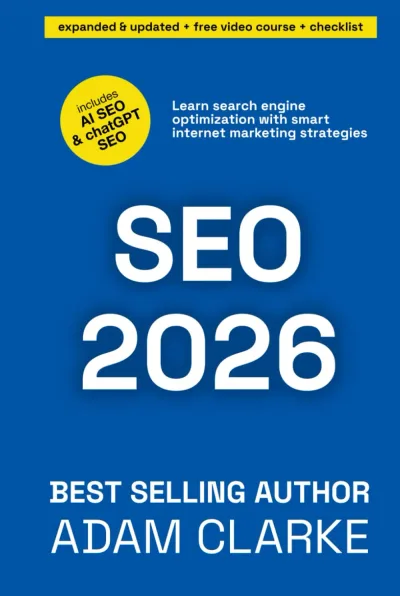 Portada del libro SEO 2026 de Adam Clarke